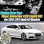 18Pc Canbus Error Free Super White 6000K Car Interior LED Light Kit Compatible for 2012-2017 Audi A7/Quattro Equipped w/Advanced Computer system