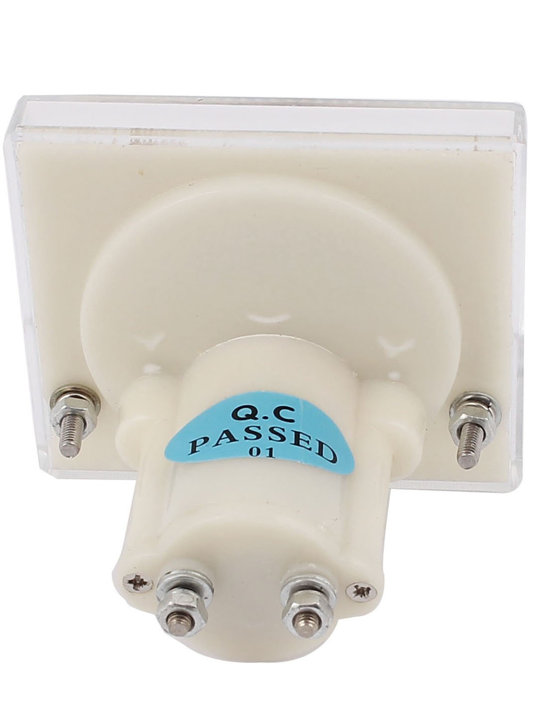 uxcell 85C1 Class 2.5 Accuracy DC 0-50V Analog Voltmeter Volt Meter White