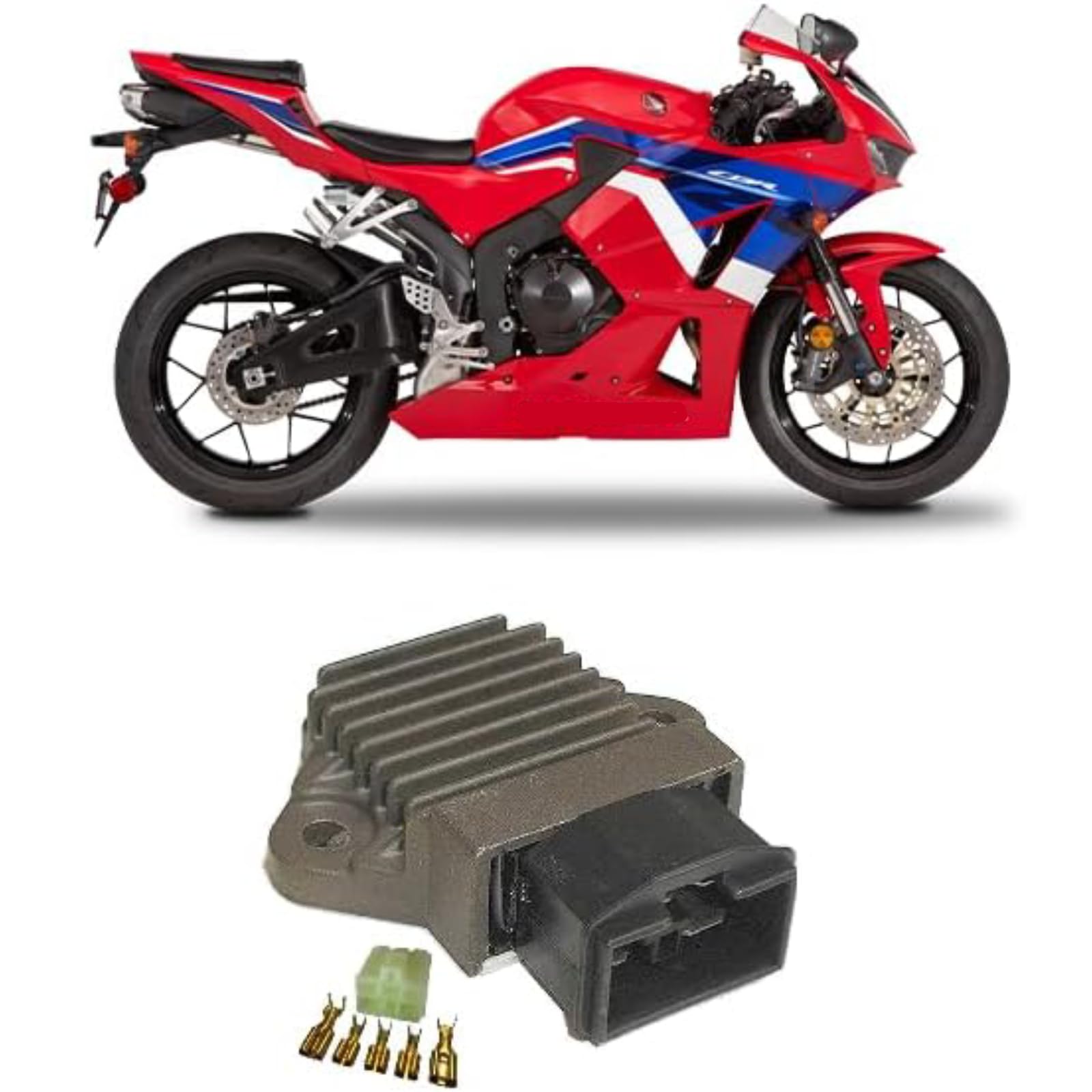 Twowinds Regolatore di Tensione SH633-12 Compatibile con Honda CBR 250
