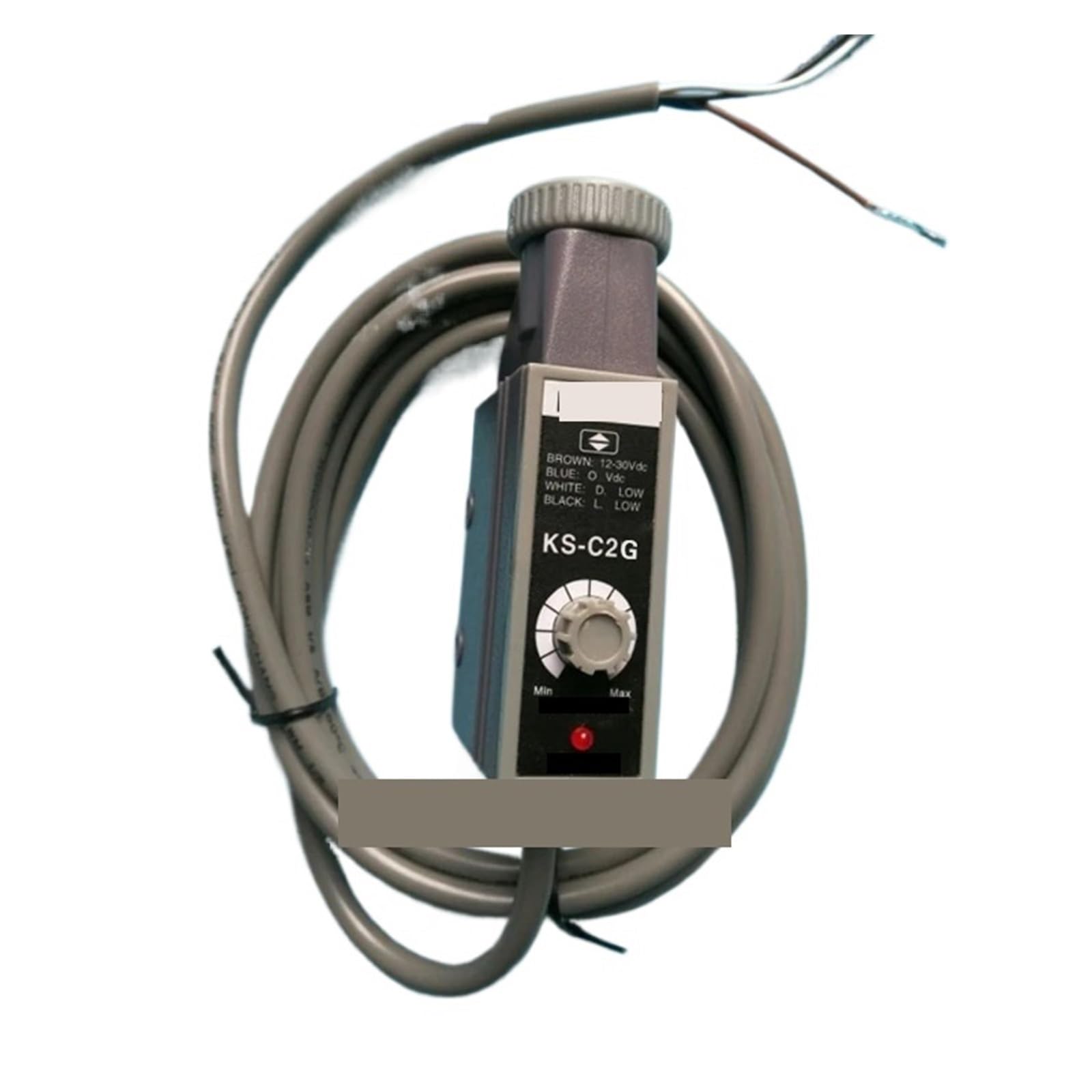 OSHZIKJII 1PC KS-C2W KS-C2B KS-C2R KS-C2G Color Sensor Marking Photoelectric Eye(KS-C2B)