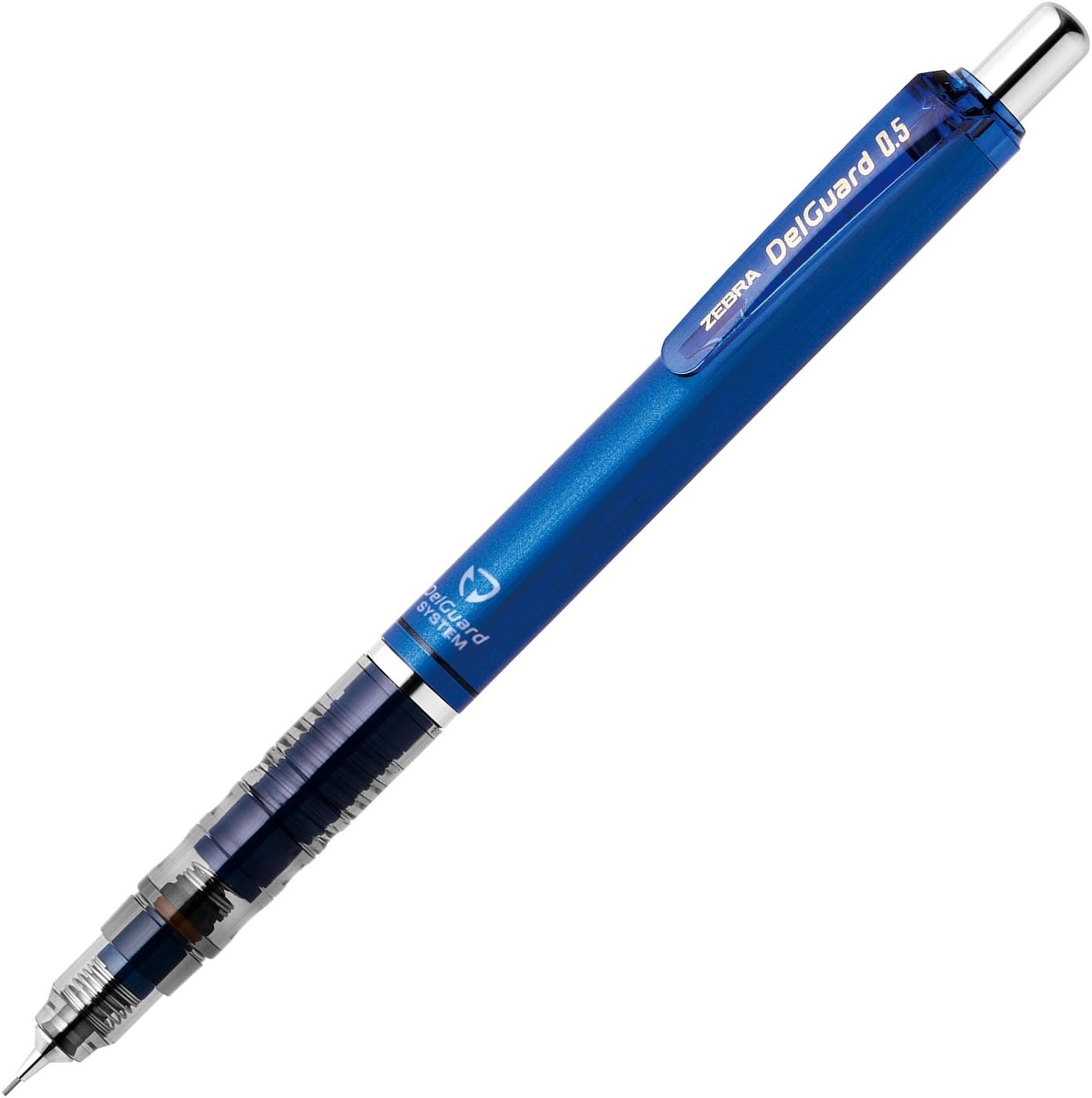 Zebra DelGuard 0.5mm Lead Mechanical Pencil, Blue Body (P-MA85-BL)