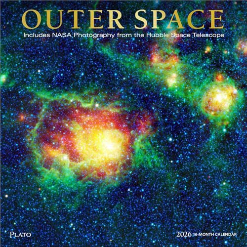 宇宙空間 2026年 カレンダー/ブラウントラウト 輸入版 壁掛け 30.5 x 61 cm (Outer Space PlatoCalendar)のサムネイル