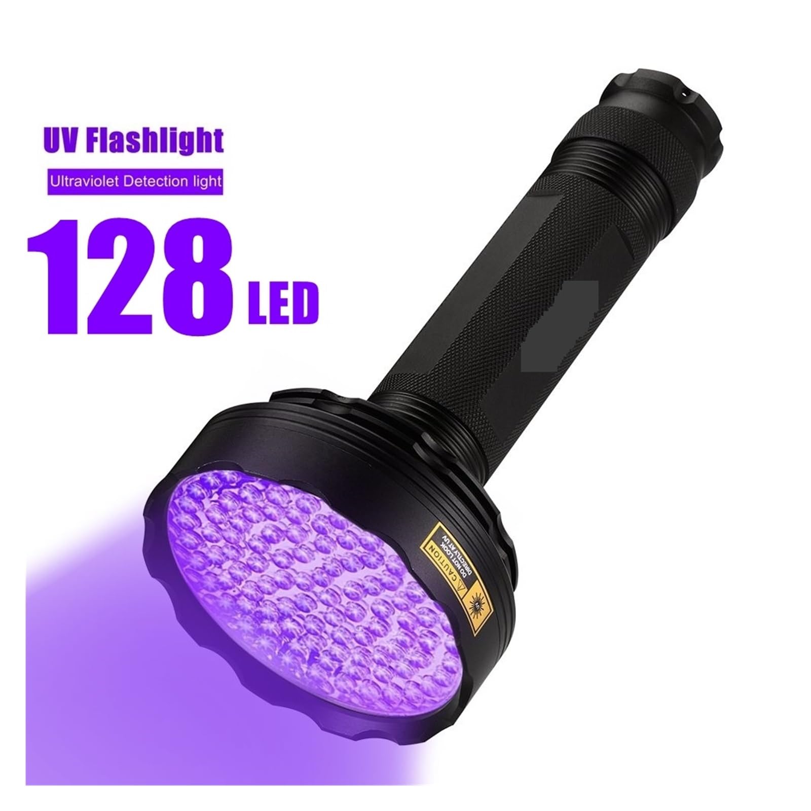 Latarka 128LED 395nm UV Latarka ultrafioletowa o dużej mocy Pieniądze Ruda Plamy po zwierzętach Niewidoczny atrament Fluorescencyjne światło