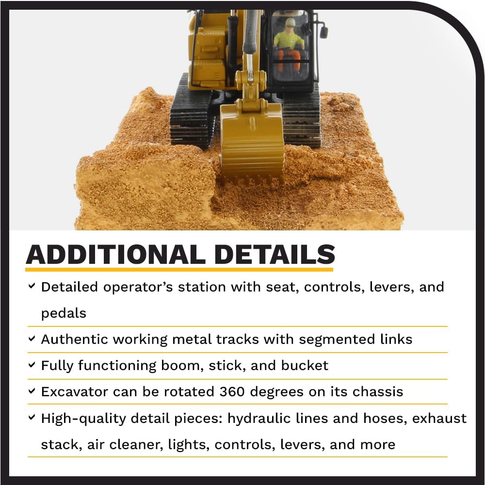 1/50 CAT 320F Hydraulic Shovel Weathering