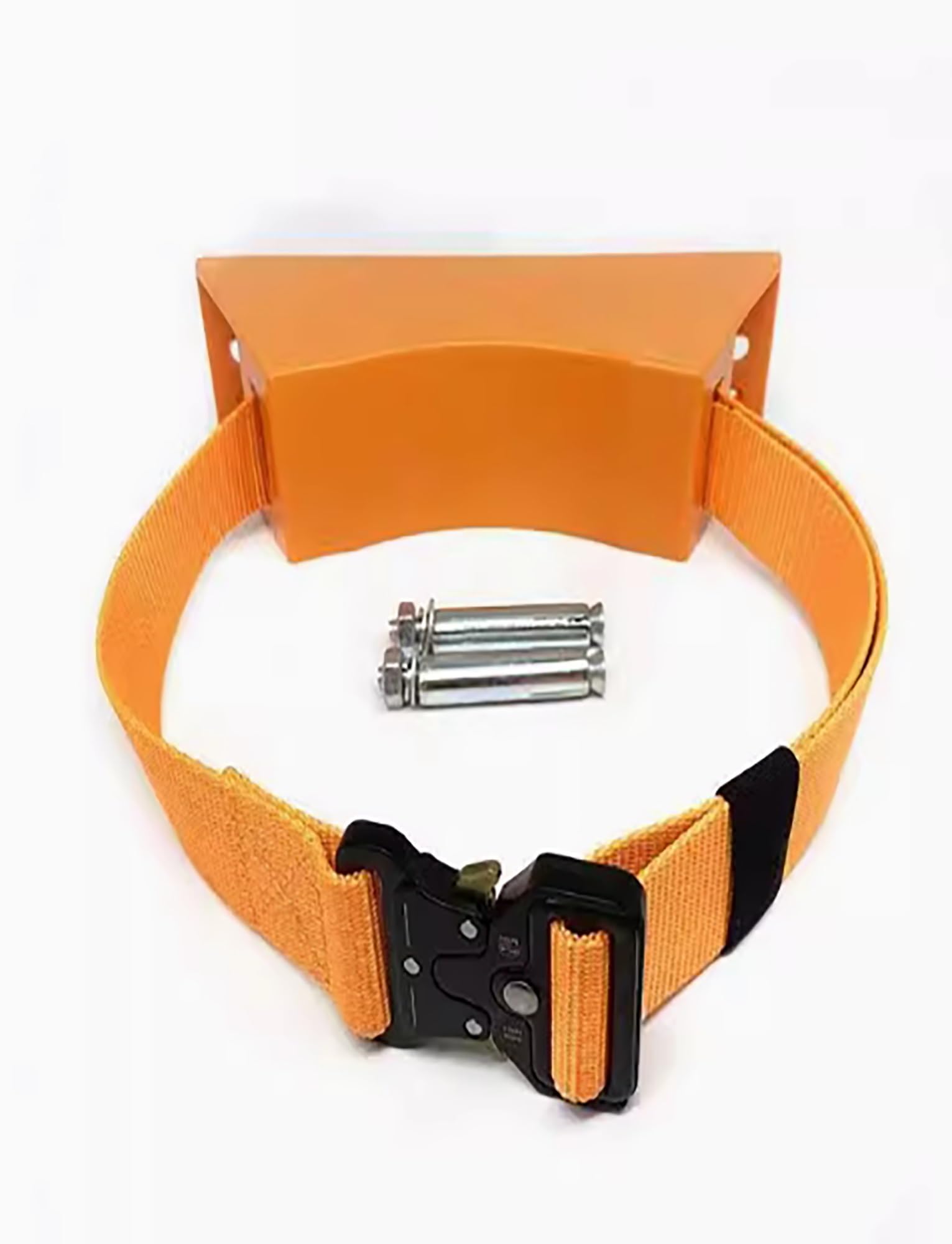 GHHVFEC Oxygen cylinder rack,Plastic Oxygen Cylinder Rack - Wall Mount Storage Organizer for Oxygen Tanks, Includes Expansion Screws - Ideal for Clinics and Medical Facilities (Orange)