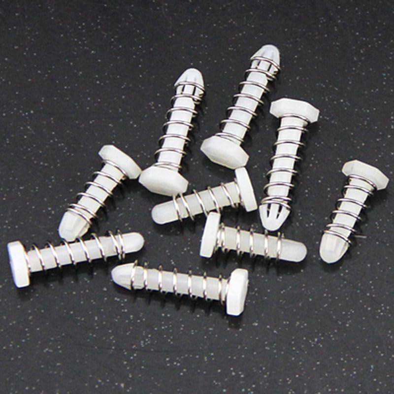Generic 50PCS Plastic Fixed Rivet Nylon with Spring Rivets Fan Heat Sink Screw SRD-13.5-18 - (Thread Diameter: 18mm)