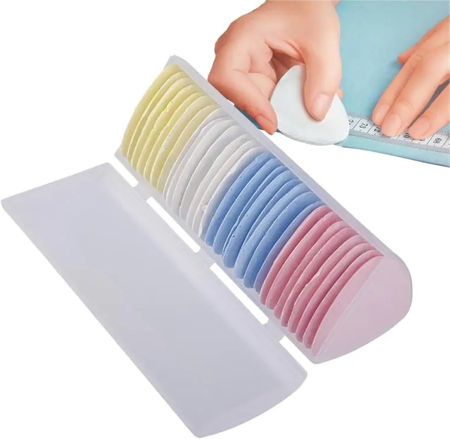 10 Boxes Tailors Chalk Fabric Marker Set : Erasable Tools for DIY Clothing, Patchwork & Sewing Needlework(30Pcs)