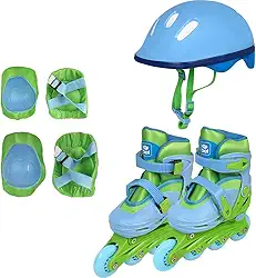 Bel - Patins 3 em 1 Roller 4 Rodas Tri-line Quadri-line Dino (tam. 33-36)