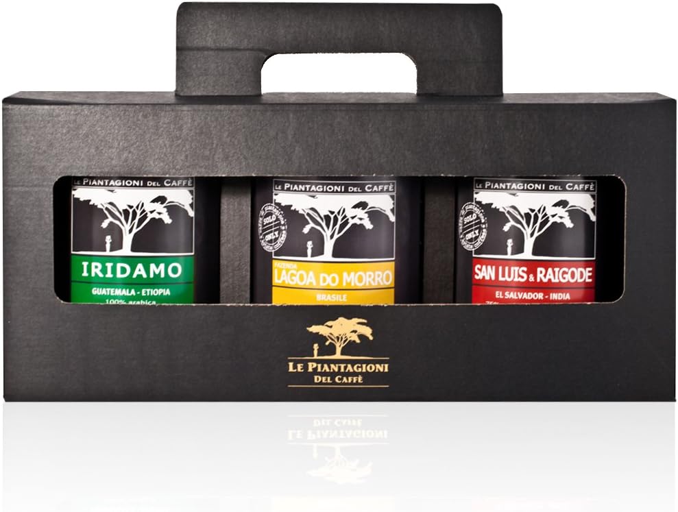 Single Estate Ground Coffees Gift Set - San Luis & Raigode, Iridamo and Lagoa do Morro (3 x 250g)