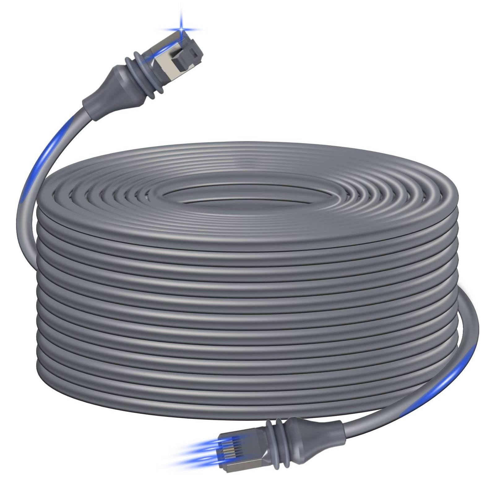 Starlink Cable Gen 3 75FT/23M | Starlink Mini Cable | Standard V3 Kit | Compatible with Rectangular Satellite and Accessories | Waterproof Outdoor Grey