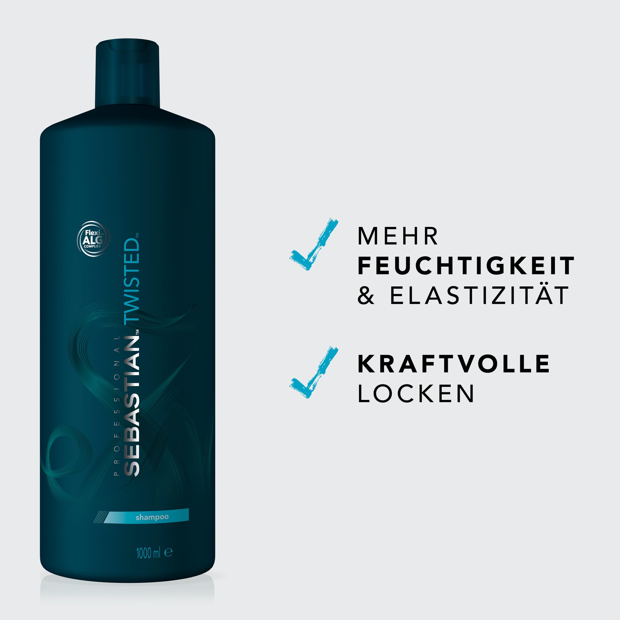 SEB TWISTED ELASTIC – Professionelles Shampoo für Locken und Wellen – definiert und pflegt elastische Locken – 1L