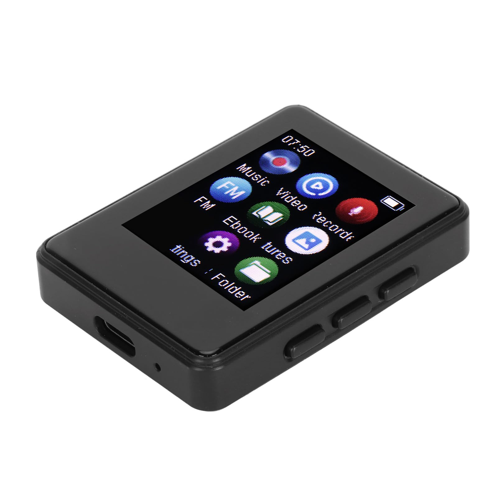 Lettore MP3 Bluetooth 5.0 Lettore Musicale Touchscreen con Audio Stereo HiFi per Correre e Studiare (Con scheda di memoria 64G)
