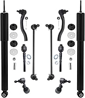 Vista 621 de Detroit Axle - Kit de suspensión delantera de 10 piezas para Chevy Aveo Aveo5 Pontiac G3 Wave 2 Ready Struts Assembly 2 Enlaces de barra