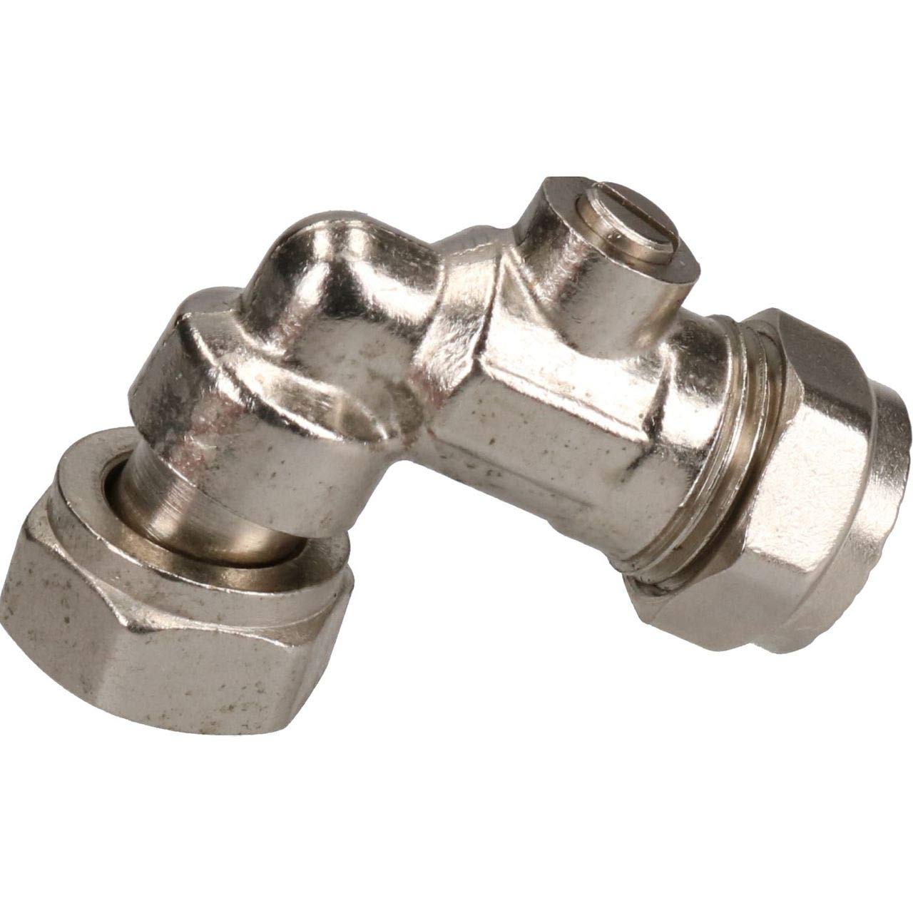 Primaflow Women's Chrome 15Mm Angled Service Valve