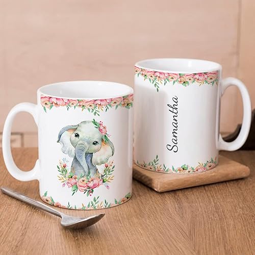 Miniatura 10 de Wassmin Taza personalizada de tortuga marina regalos de tortugas para mujeres niñas niñas adolescentes lindos animales tazas de café de 11 onzas 15