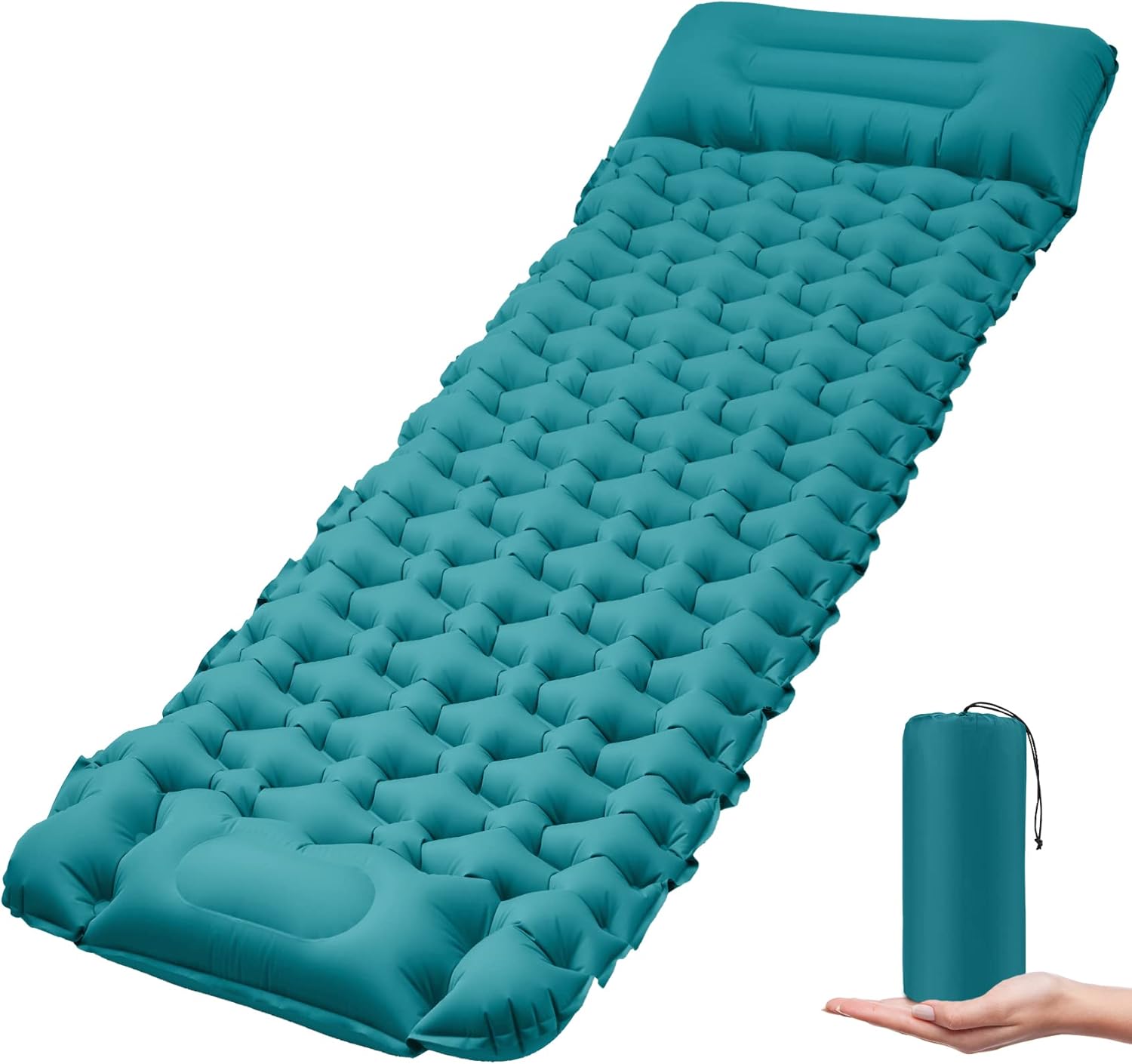 FEAHRZEUG Self Inflating Camping Mat With Builtin Pump Ultralight