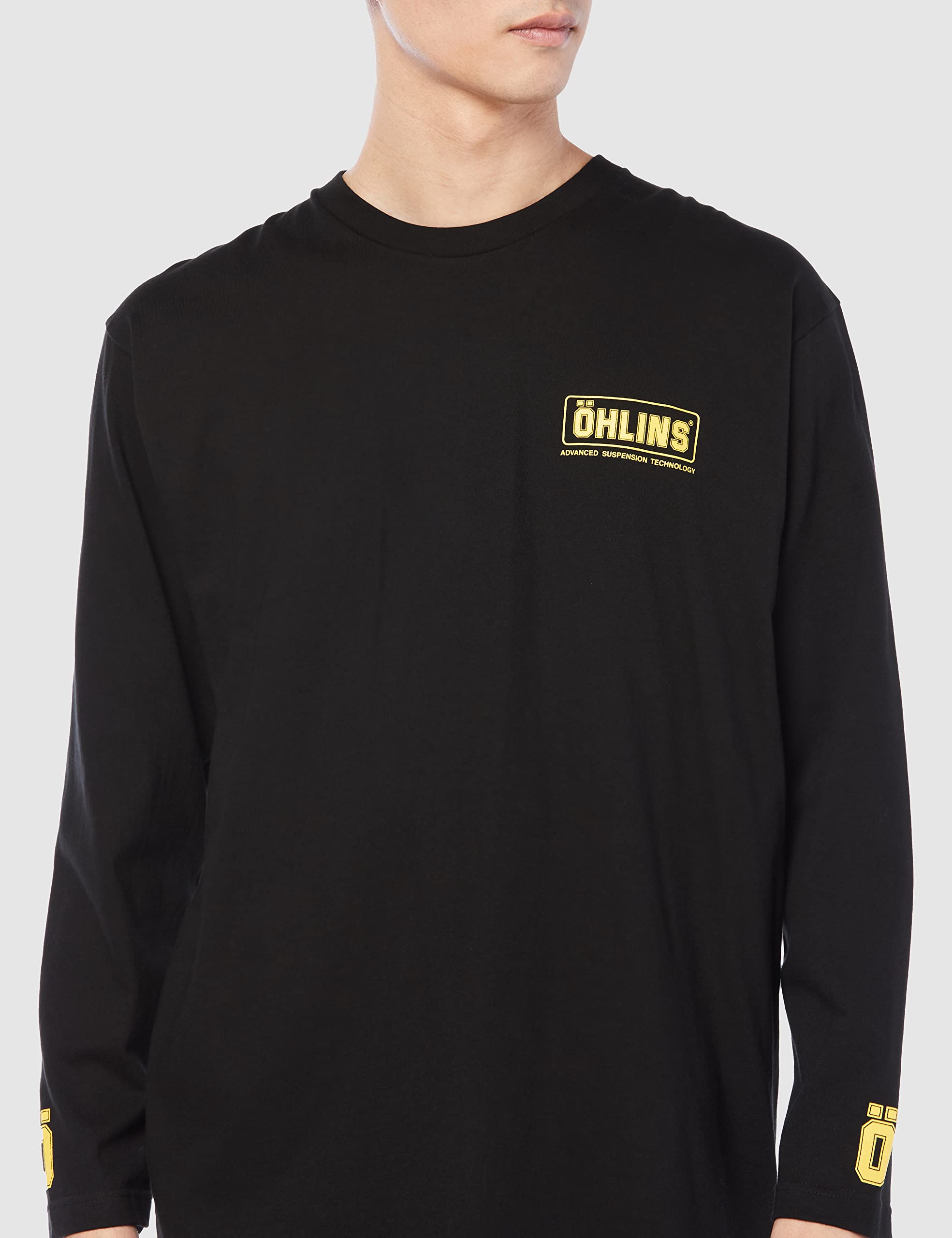 Amazon | OHLINS(オーリンズ) ロングスリーブTシャツ ブラック