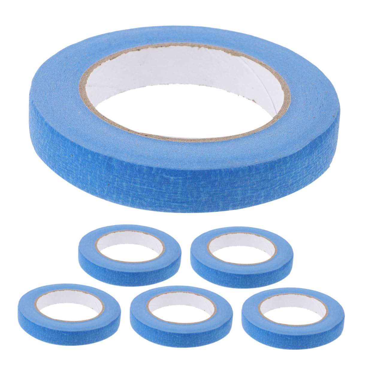 SHINEOFI 3 Set Nastro Per Pittori Masking Tape Virata Chiaro Nastro Adesivo Dispenser Per Mascheratura Nastro Adesivo Per La Pittura Nastro Da Disegno Carta Blue 6 * 3