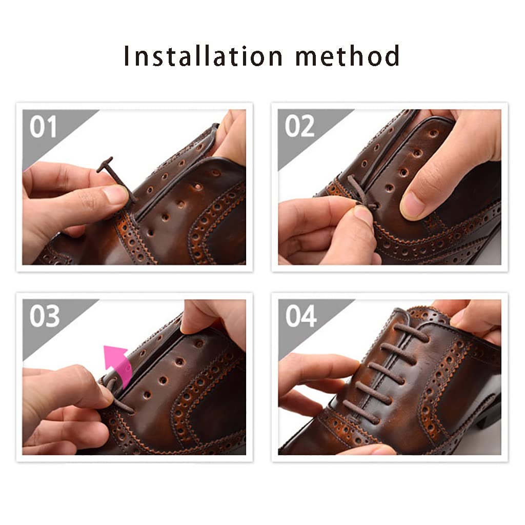 lacci delle scarpe elasticizzati Lacci for scarpe, lacci senza nodi for adulti, lacci for scarpe in silicone senza nodi, lacci rotondi elastici for scarpe eleganti, lacci sottili in silicone for scarp