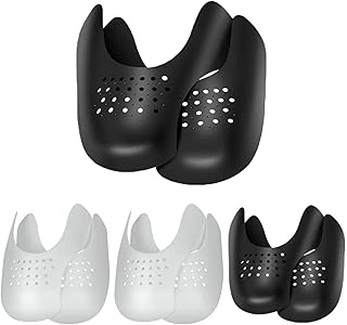 Shoes Crease Protector, ANGGREK 4 Pairs Sneaker Shoes Protector Shaper Shoe Inserts Guard Cuttable Reduce Crease Shoes Crease Protector