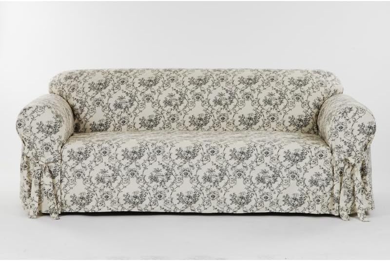 Classic Slipcovers Toile Print Sofa Slipcover