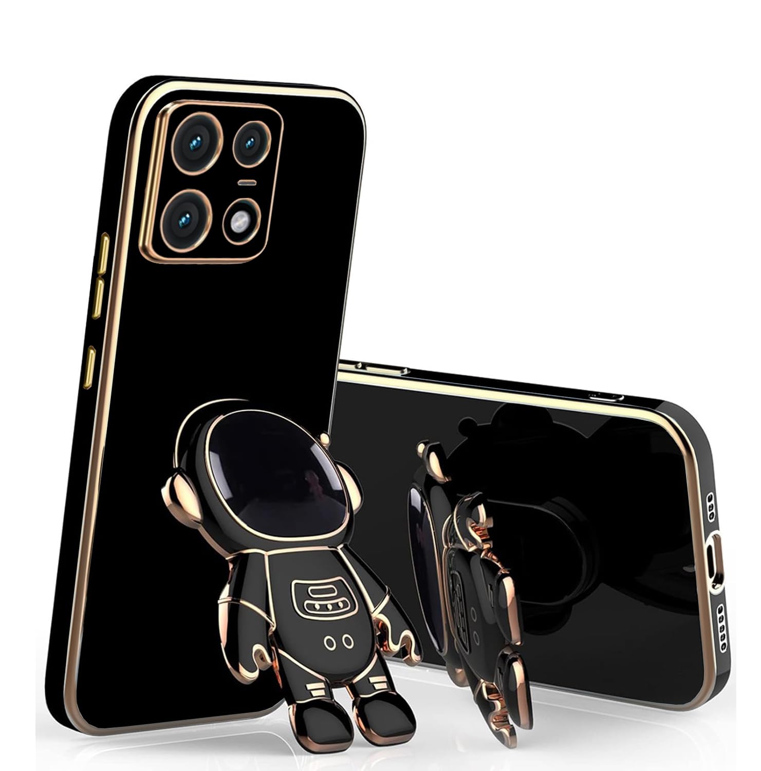 V-TAN Electroplated 3D Astronaut Holster Folding Stand Back Case Compatible with Motorola Edge 50 Pro (Black) (B0DBHCTC6F) Amazon Price History, Amazon Price Tracker