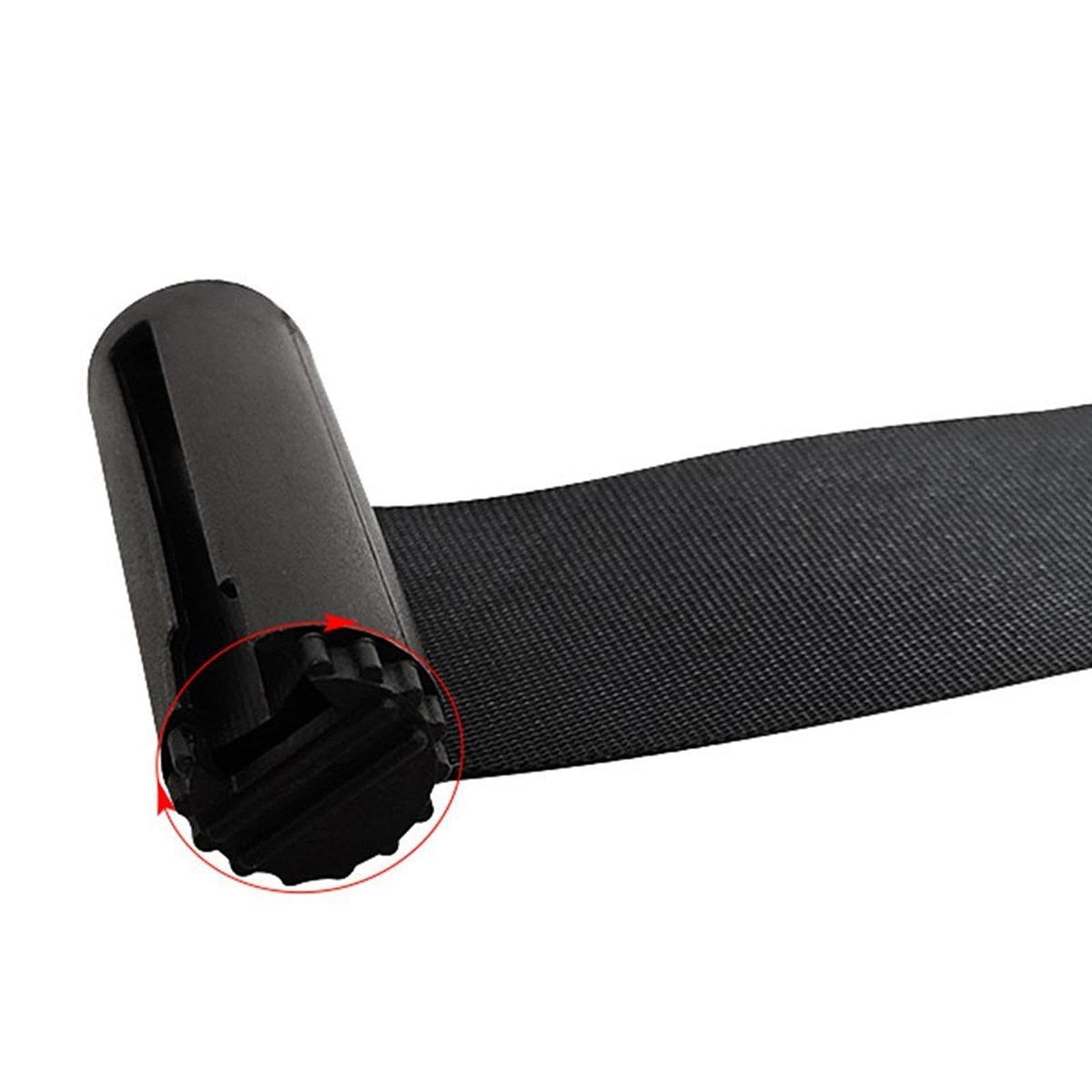 Barrera Retráctil de Pared con Cinturón Ajustable Divisor de Filas para Multitudes de Control de Acceso Cordonera para Restricción Hecho de Pp, 3 M