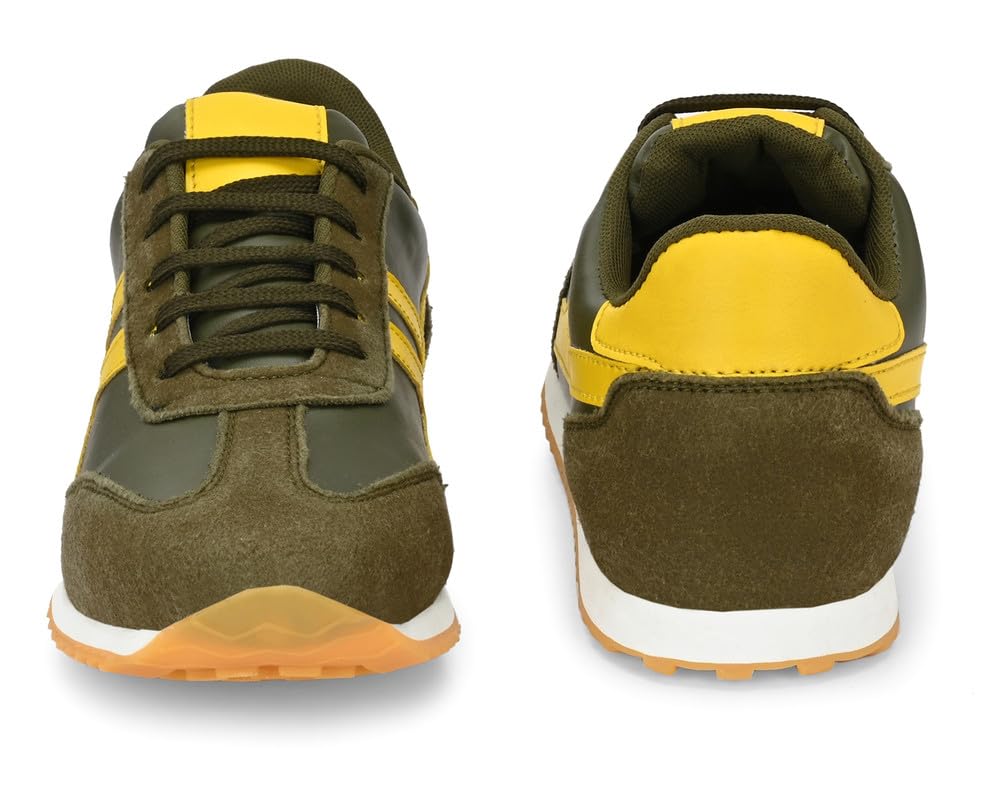 Image of Server Sneakers for Men | Lightweight Casual Shoes for Walking, Training, Gym & Travel | Soft Cushion Sneaker for Boys, Strong Grip Outsole & Colourblocked Style