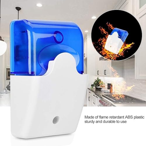 Miniatura 3 de Sirena estroboscópica con cable de 12 V, 110 dB con cable para interior audible y alarma de sonido de sirena auxiliar para sistema de alarma de