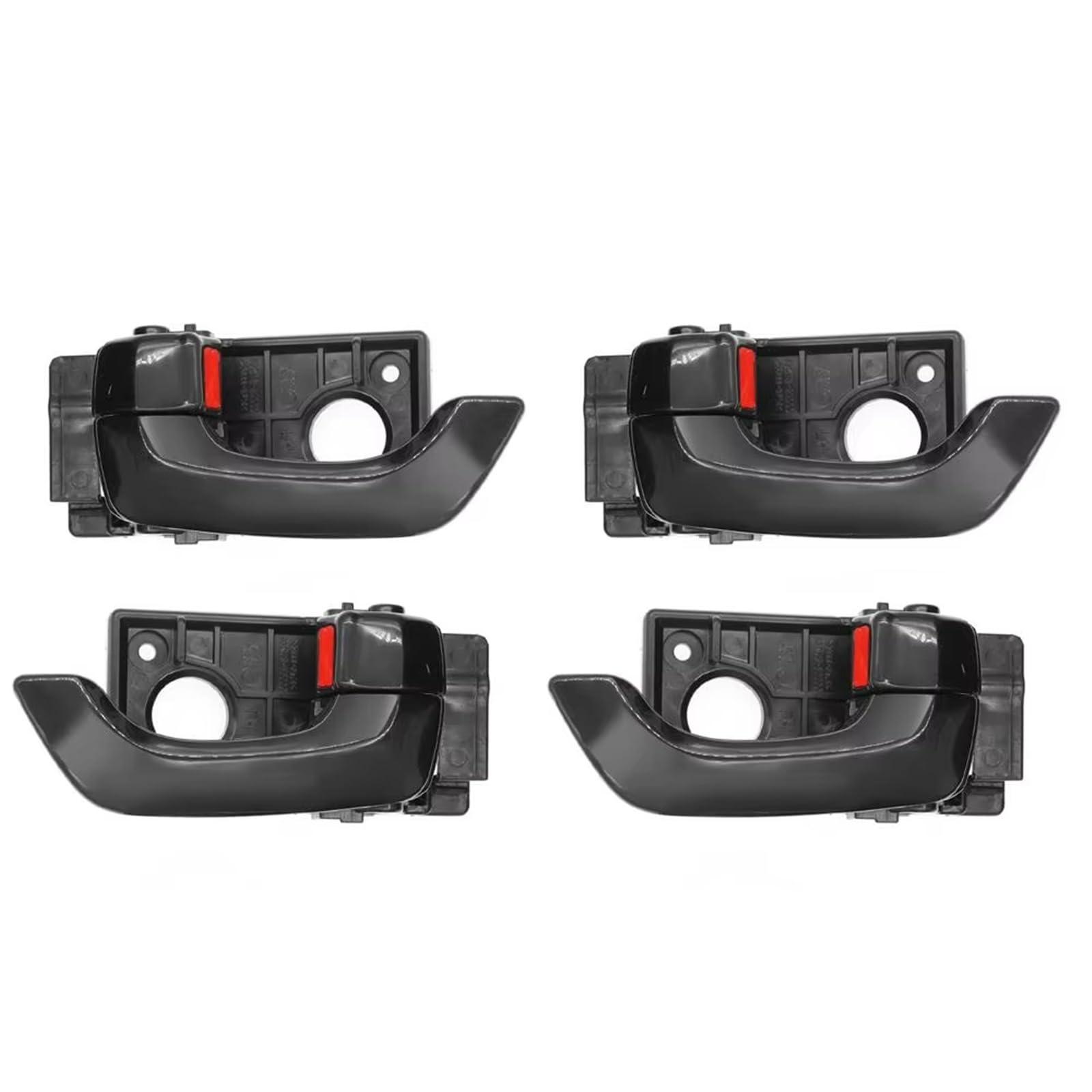 BHZSBE Car Side Plated Interior Door Handle for Kia for Optima 2.4L .7L 2006-2010 82620-2G000 82610-2G000-B Interior Accessories 4Pcs Inside Door Handle Left Right