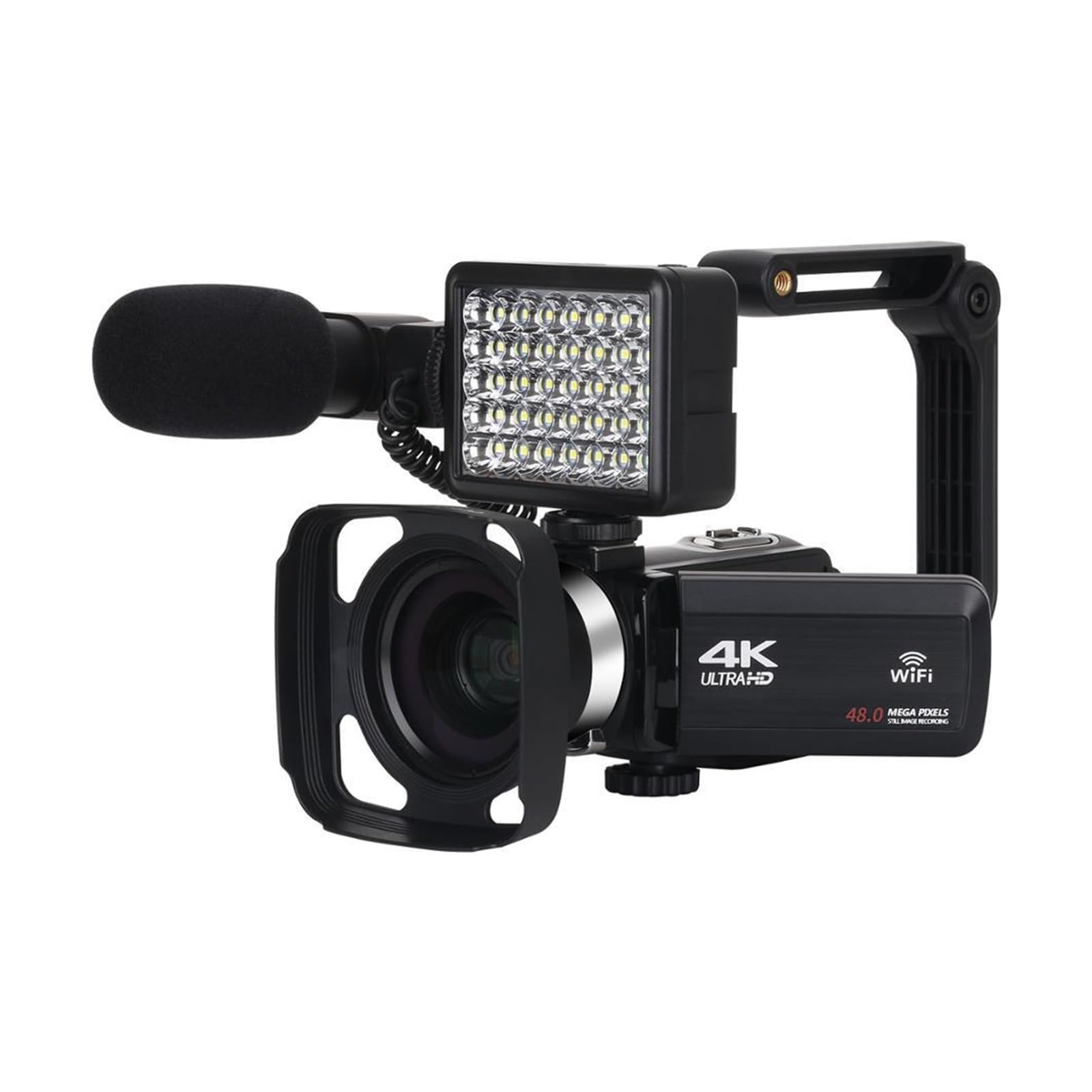 Caméscope Numérique 4K Enregistrement Continu Caméra HD Vlog - 6