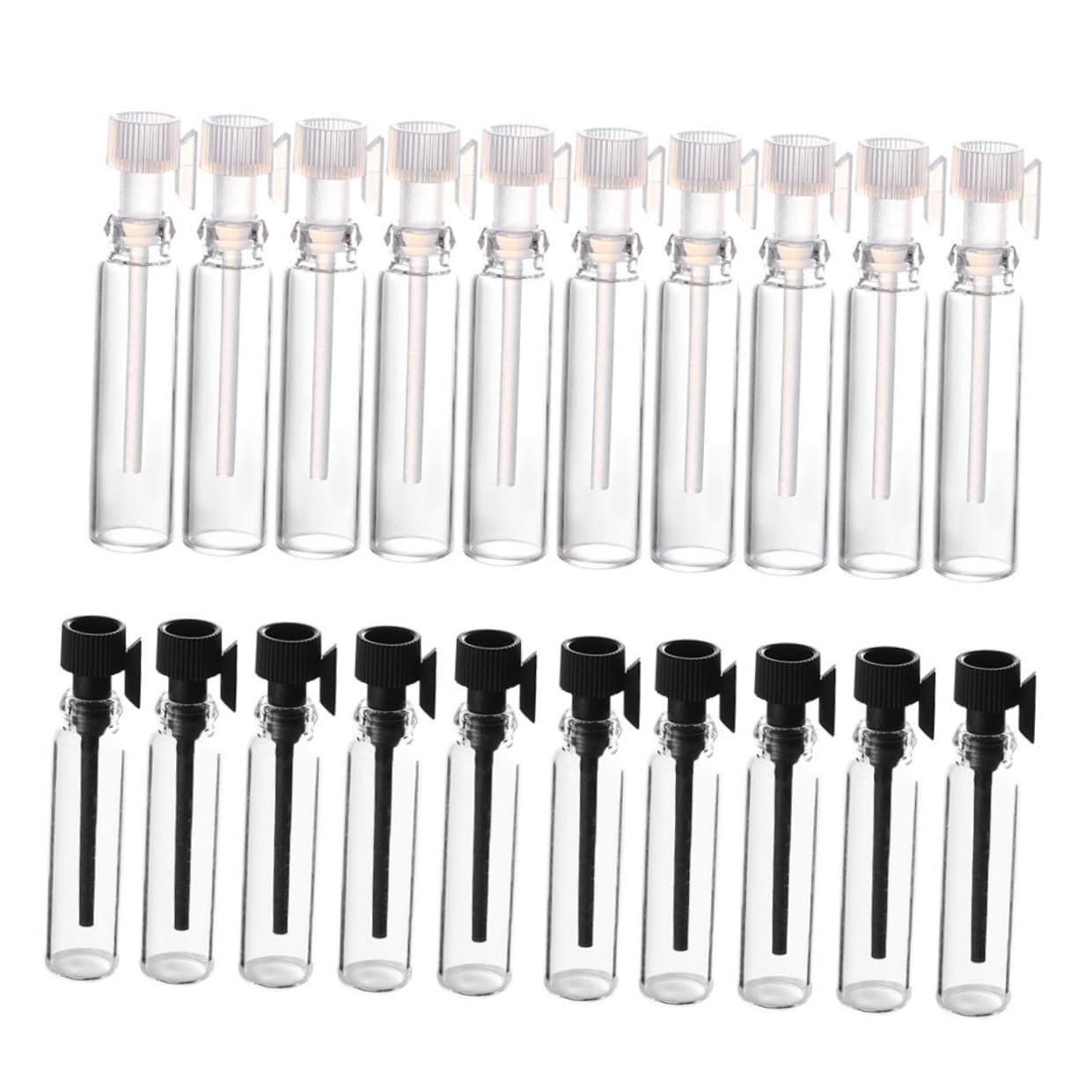FRCOLOR 5 Sätze Reiseflaschen Travel Bottle Oelflasche Parfumproben Parfümflaschen Für Reisen Parfüm Reisen Sprühflasche Parfüm-sampler Leere Glasflaschen 100 Stück * 5