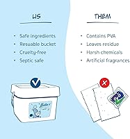 Vista 6 de Nellie's - Detergente en polvo para lavar la ropa, detergente concentrado, a granel, 500 cargas, fórmula ecológica, biodegradable, vegana