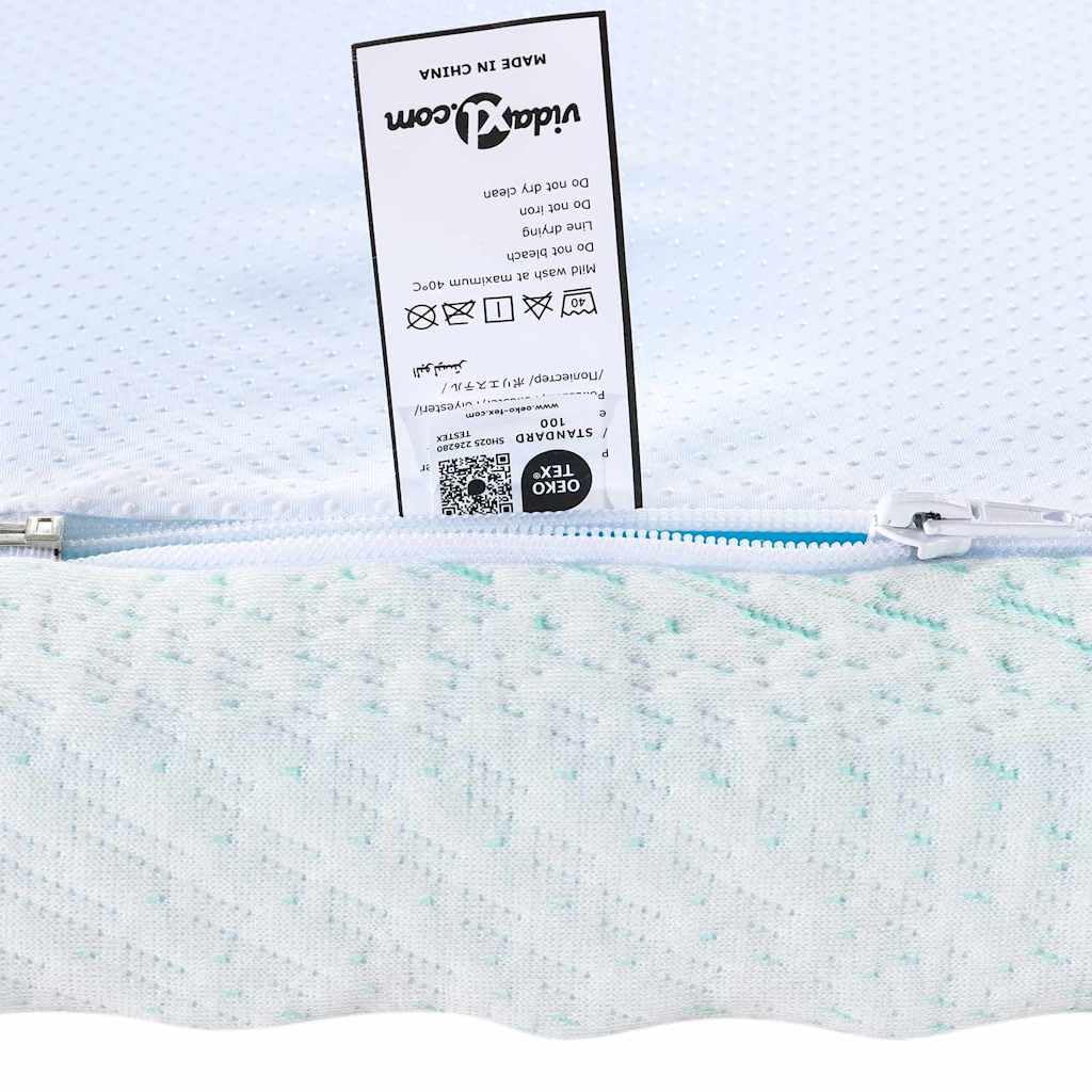 Matratzenauflage 80x200 cm Polyester Jacquard | Weich, Atmungsaktiv, Modernes Design, Pflegeleicht mit Feuchtem Tuch
