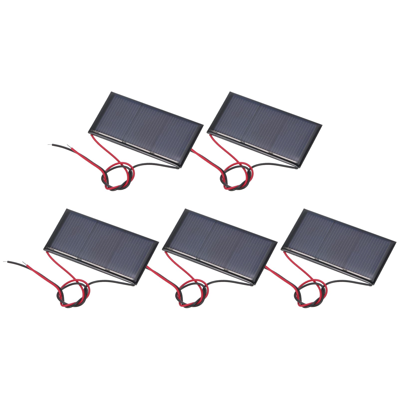 Amazon | uxcell 5個 ソーラーパネル 0.24W 1.5V 160mA 多結晶 ミニ