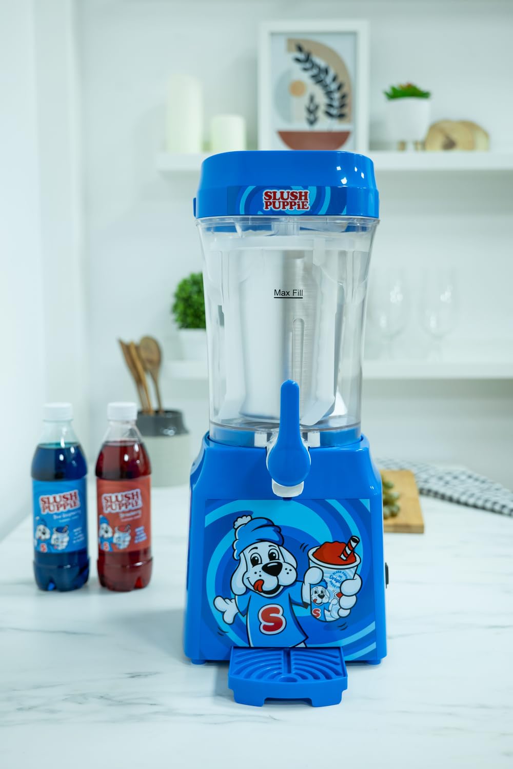Macchina per granite Slush Puppie - 1 litro di divertimento ghiacciato con stile, macchina per granite portatile, per creare la propria granita di ghiaccio