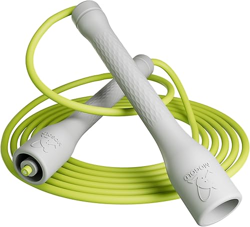 Cuerda de saltar de entrenamiento, cuerda de salto de PVC de 0.197 in, longitud ajustable con asas inastillables, ideal para principiantes y atletas