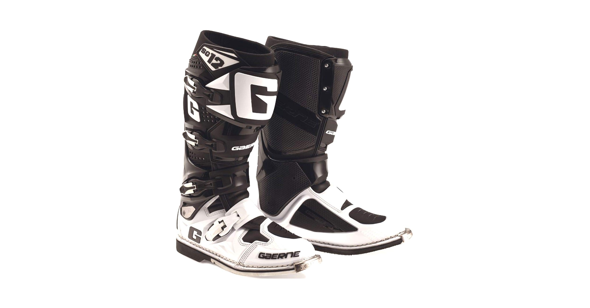 Amazon.com: Gaerne SG-12 Boots (Black/White, 9) : Automotive