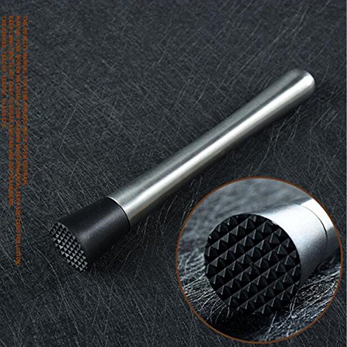 Ensemble Pilon Cocktail Acier Inoxydable - Cuillère Et Doseur - Kit Bar Professionnel