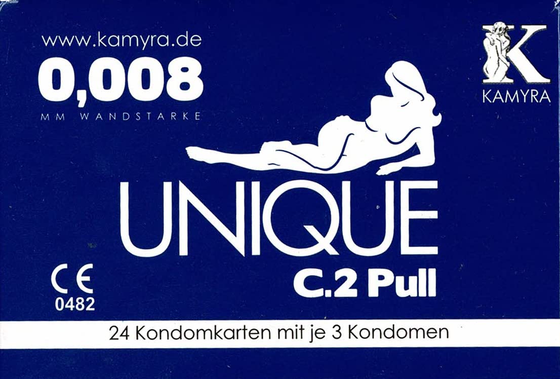 Unique Condom Card - 24x3 profilattici - senza lattice [Salute e Bellezza]
