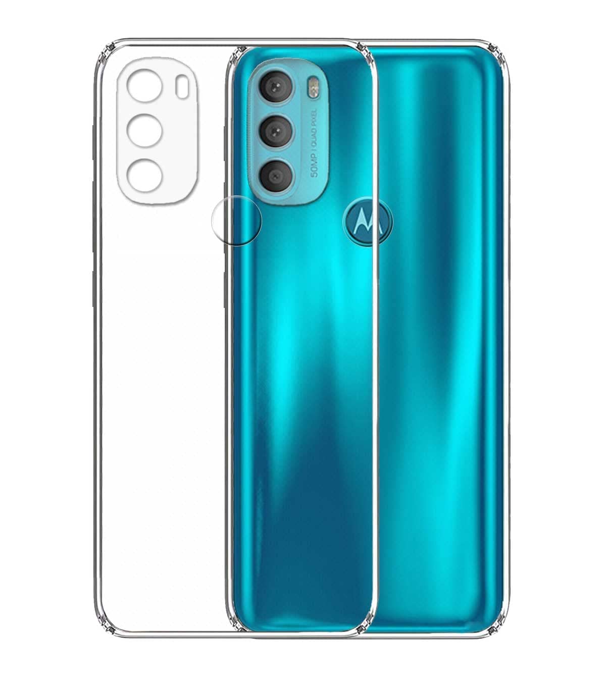 AA19 Transparent Soft Silicon Back Cover for Moto G60 |G40 Fusion (Transparent Ultra Clear Case | Slim & Protective Design | Camera Protection) (B0BPR7K7KF) Amazon Price History, Amazon Price Tracker