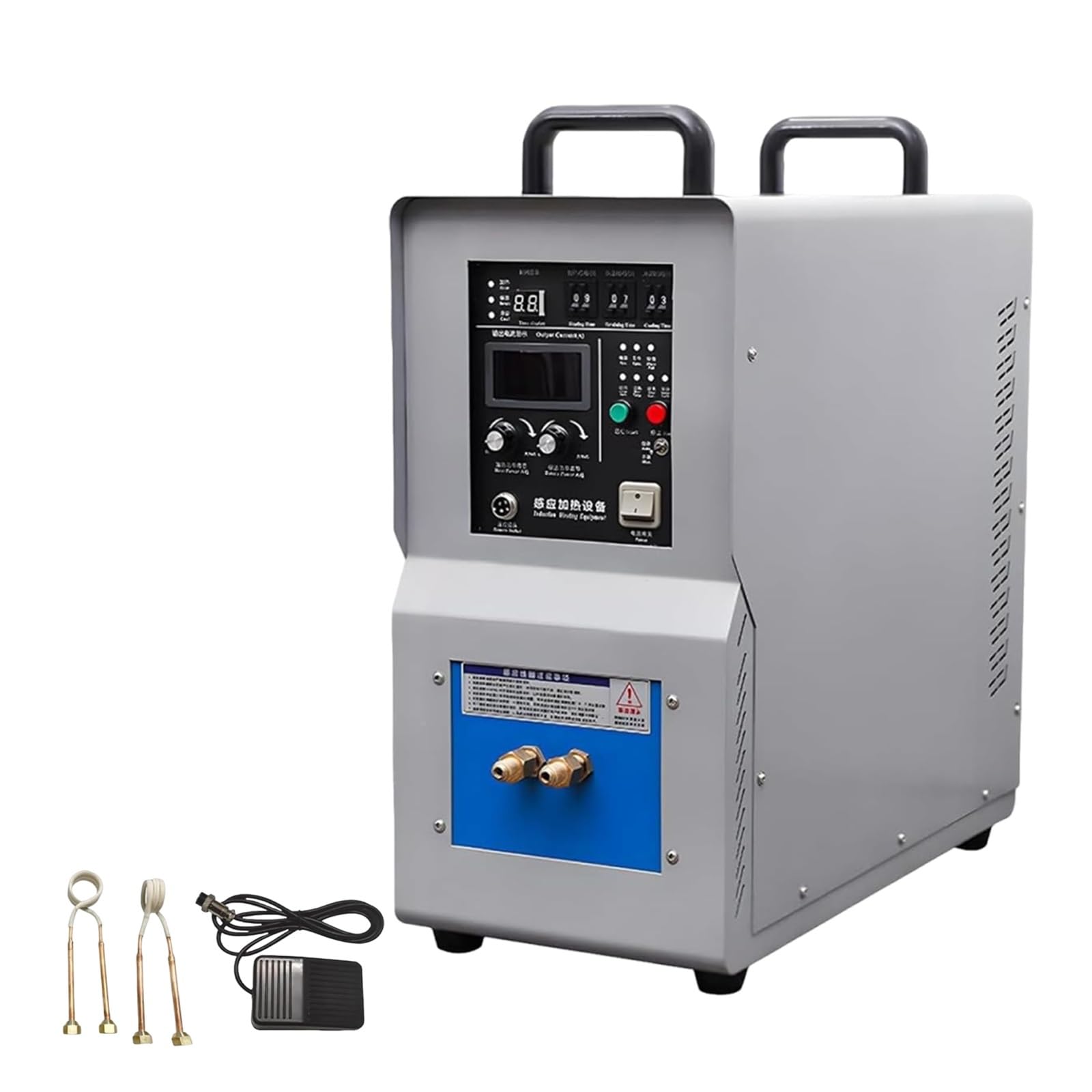 LCD Induction Heater for Welding Metals, Efficient Kit for HVAC, Continuous Work 24H