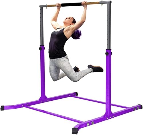 Kip Bar de gimnasia barra horizontal profesional para entrenamiento de gimnasia junior barra alta asimétrica de 13 niveles de altura ajustable