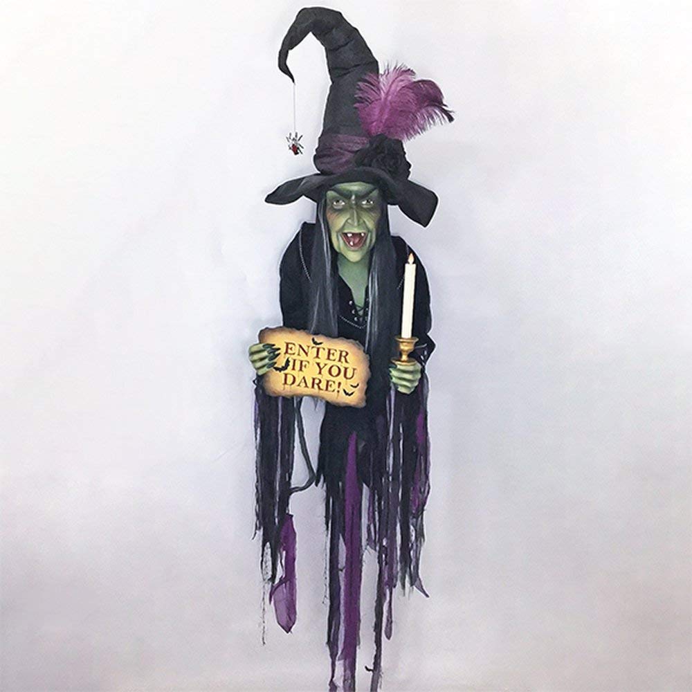 Katherine's Collection 2020 Which Way to Witchville Haunted Witch Wall Piece
