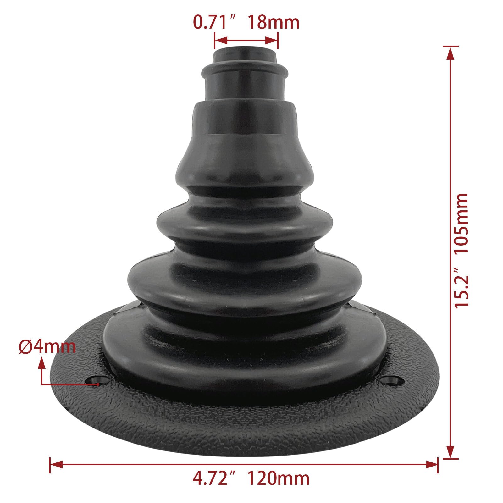 Boot Gummi Schutzbalg,Asudaro Boot Motor Well Kabel Universal Faltenbalg Aus Gummi Marine Lenkungs Schaltkabel Schutzbalg Gummi Kunststoff 102*120mm Für Autos Boote Yachten Schiffe Motorboote Schwarz