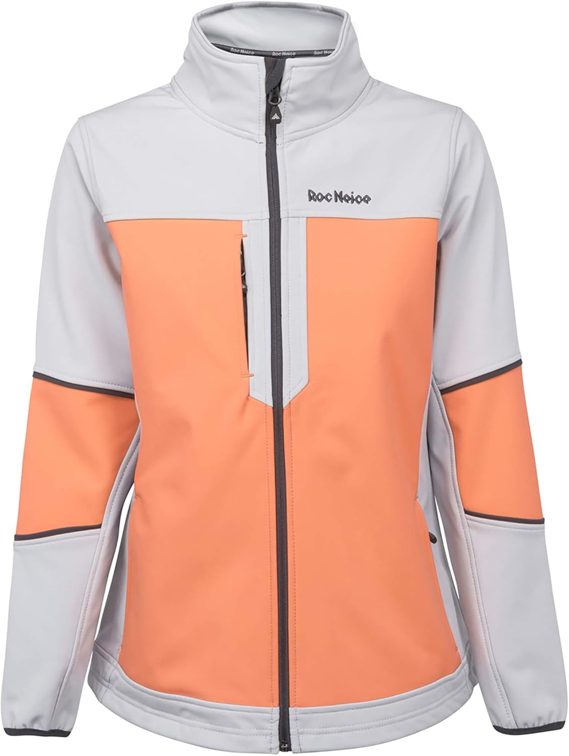 Impermeable Mujer Roc Neige Chaleco Softshell Combinado Con Cierre