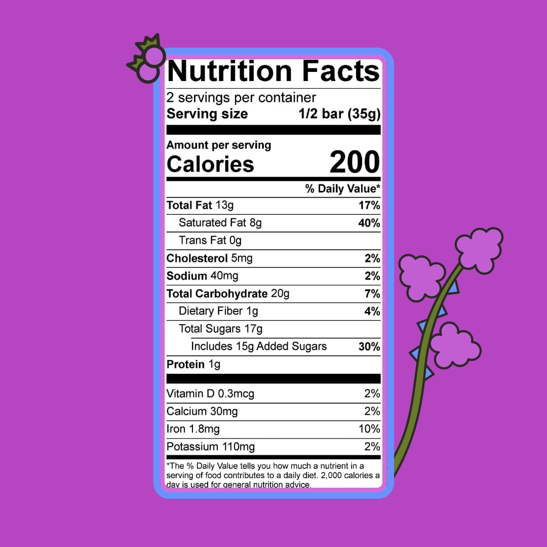 Maeve Chocolate Hungry Blackberry Truffle Bar (12 count)