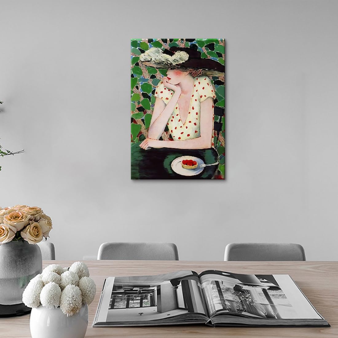 Amazon.co.jp: アートパネル 絵画 カシニョール「甘い誘惑」 壁掛け 額