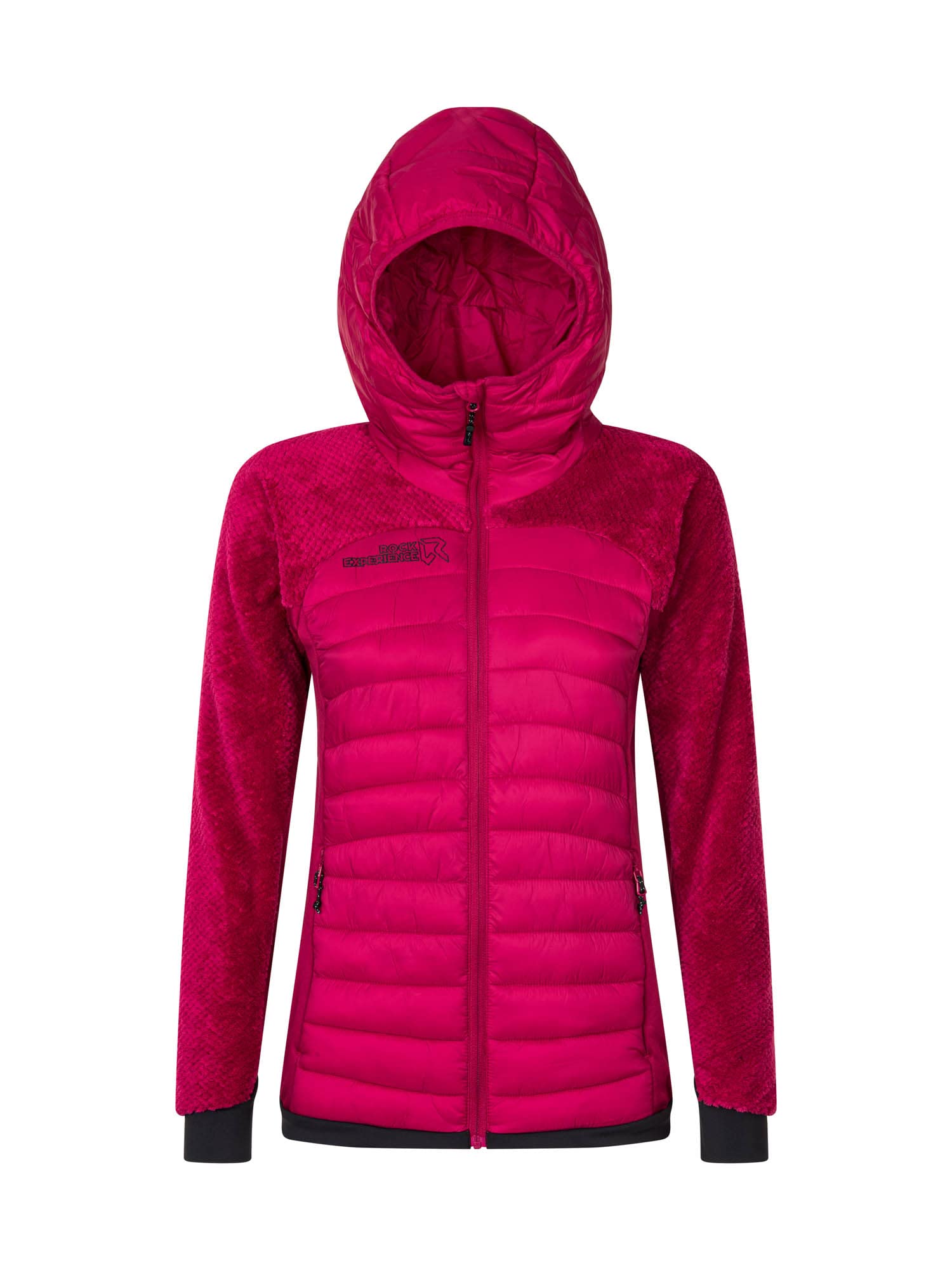 Rock Experience REWJ05261 WILD CAT HYBRID Jacket Women's CHERRIES JUBILEE XS
