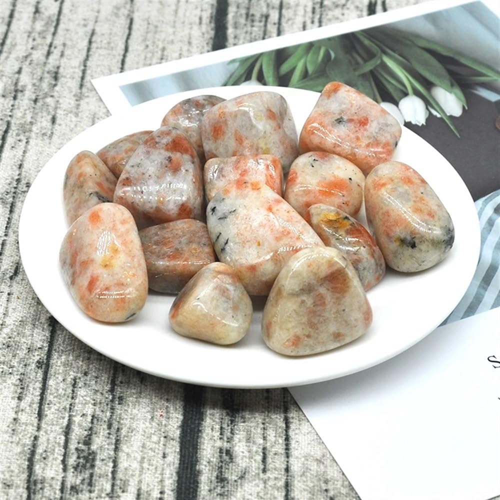 AtkitS Hermoso Piedra Solar Natural, Grava, tamaño de Muestra, Piedra caída Irregular, Cristal curativo Reiki, Mineral de Cuarzo, decoración for el hogar y el Acuario, Regalo (Size : 200g)